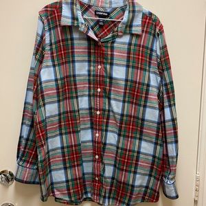 Lands’ End flannels shirt EUC 18W